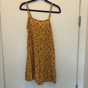Old Navy Yellow Floral Mini Dress